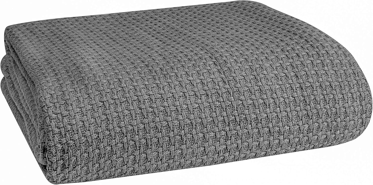 Charcoal Gray Full Cotton Breathable Comforter