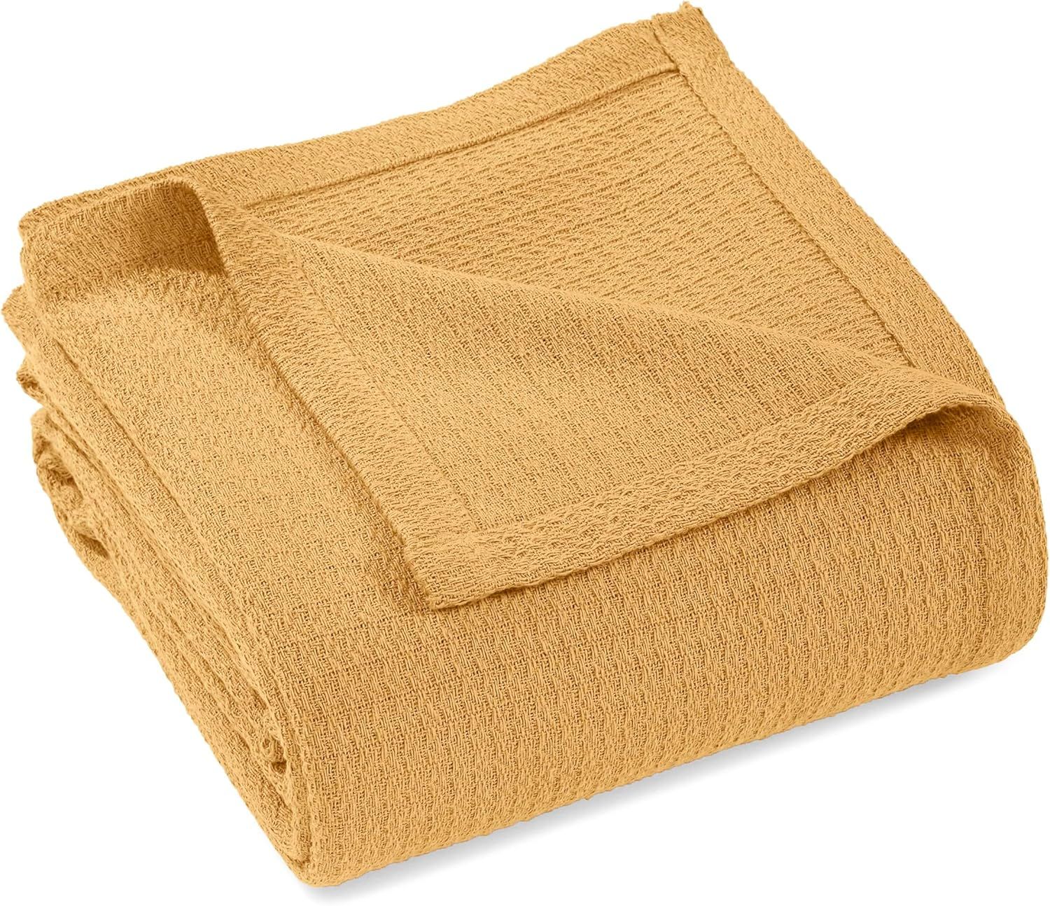 Sahara Honeycomb Knit Cotton Reversible Blanket