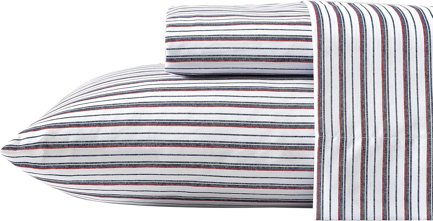 Bali Bliss Twin Deep Pocket Striped Microfiber Sheet Set