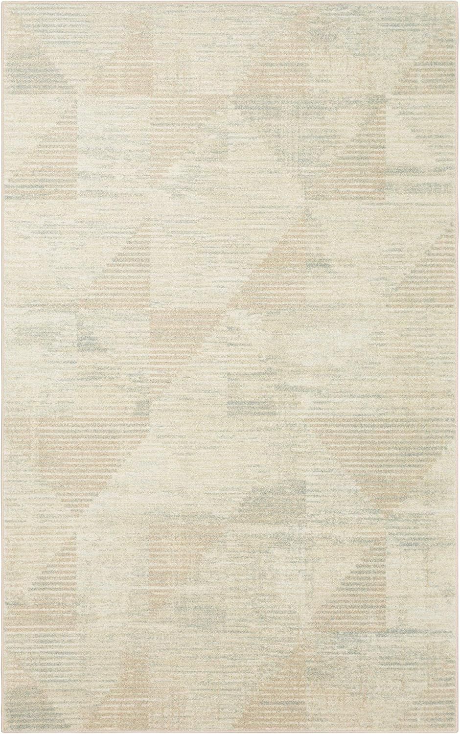 Kayenta Geometric Gray 36" x 24" Synthetic Accent Rug