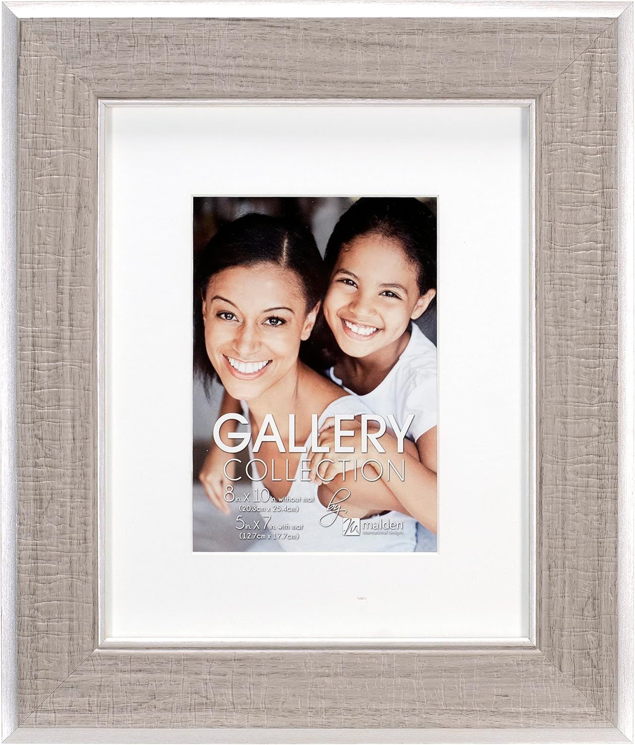 Gray and Silver Rectangular Wall Mount Picture Frame