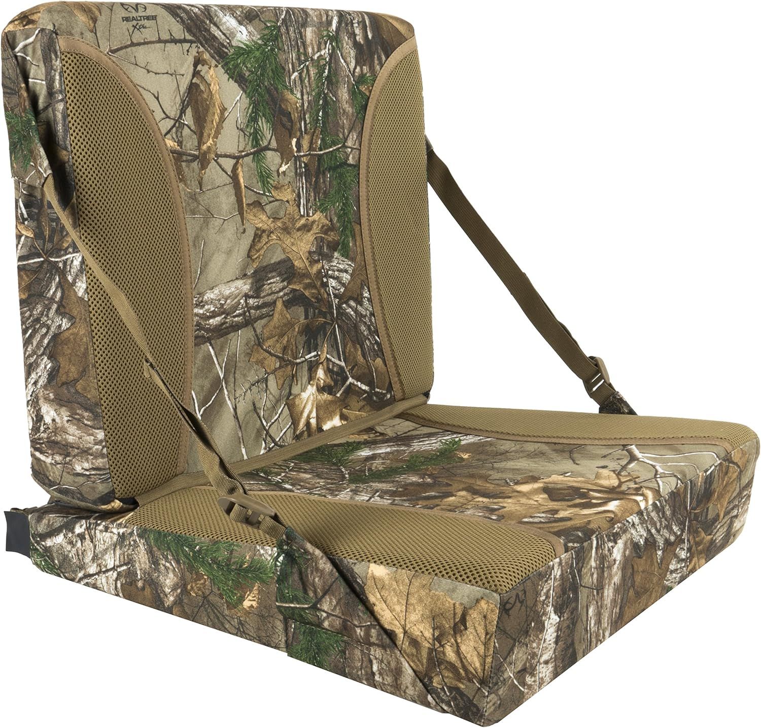 Mossy Oak Infinity Double Wedge Hunting Chair with Mesh Back