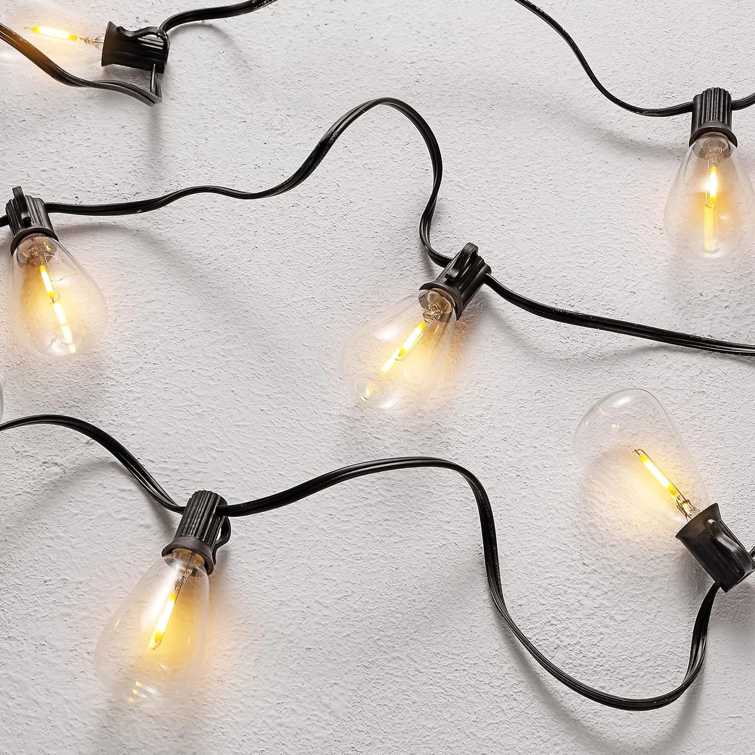 Dorcia Black 10-Foot LED Outdoor String Lights