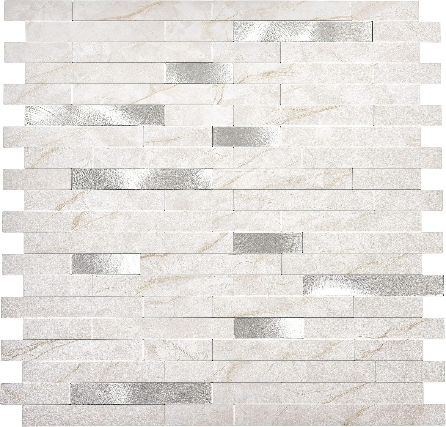 Blossom Multicolor 6-in x 6-in Peel and Stick Wall Tile