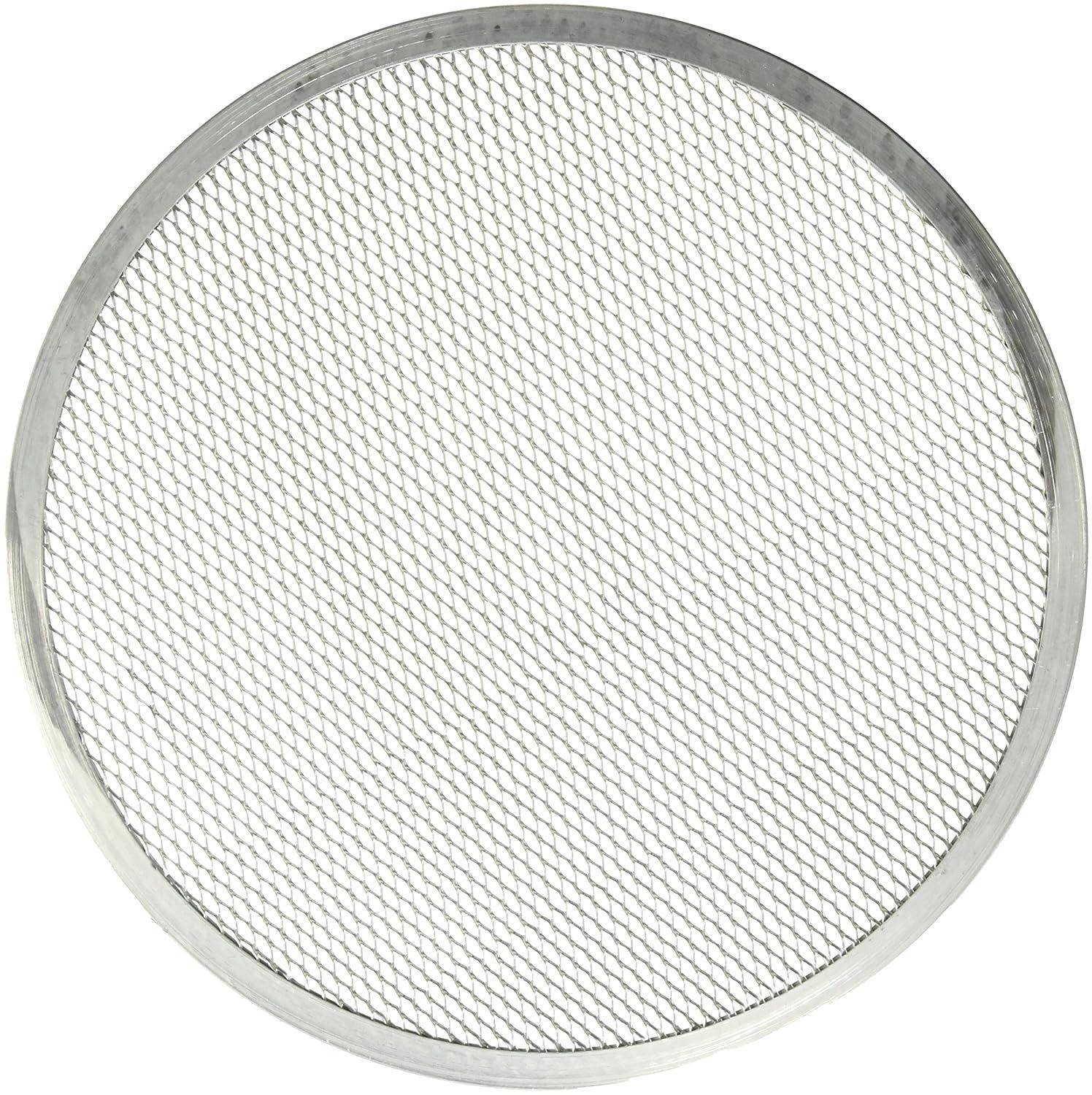 13-Inch Silver Aluminum Round Pizza Screen