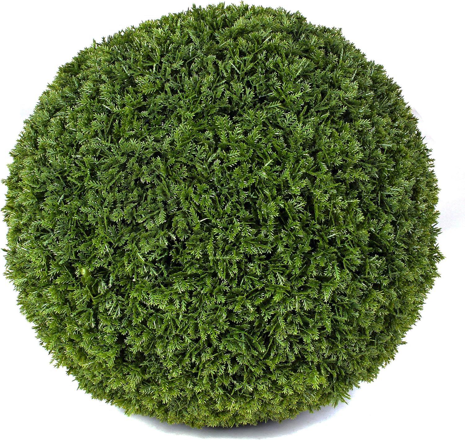 11" Green Artificial Boxwood Topiary Ball for Indoor/Outdoor Use