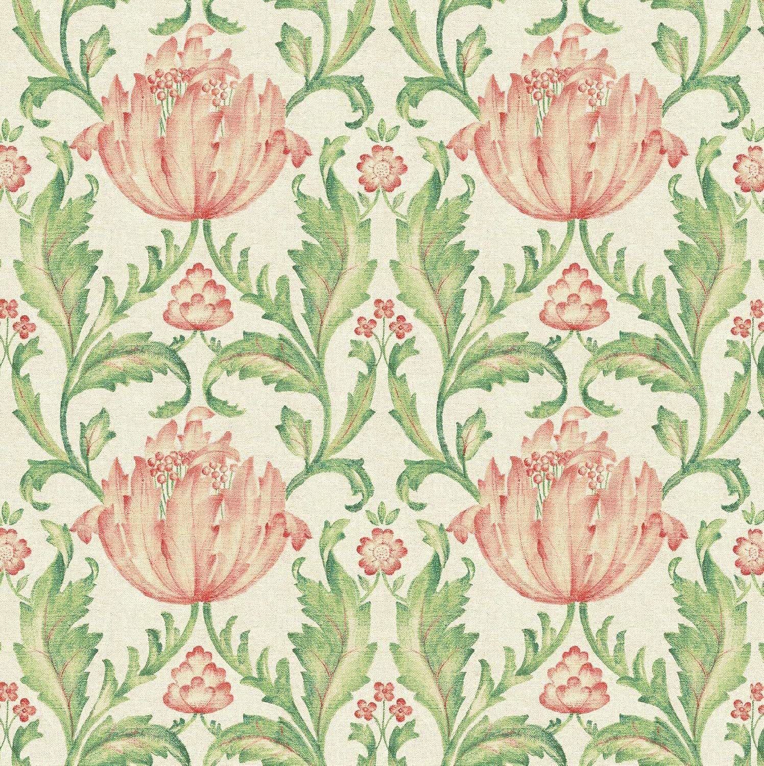 Spring Floral Self-Adhesive Vinyl Wallpaper, 20.5" x 216"