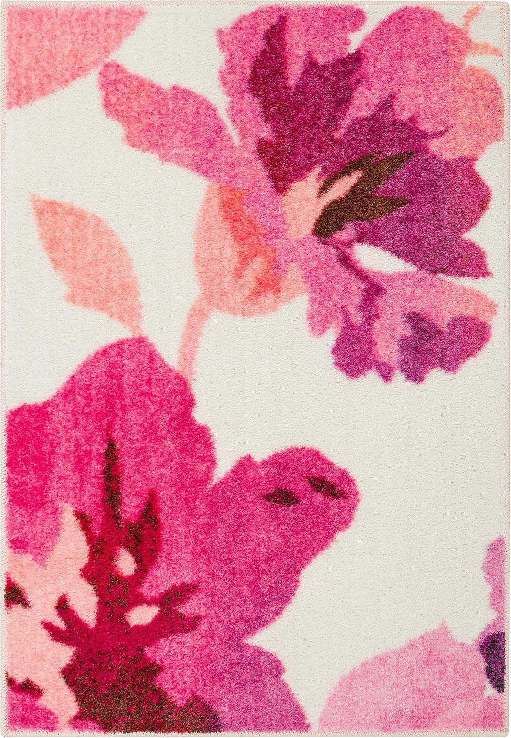 Dalton Gardens Pink Floral 8' x 10' Tufted Rug