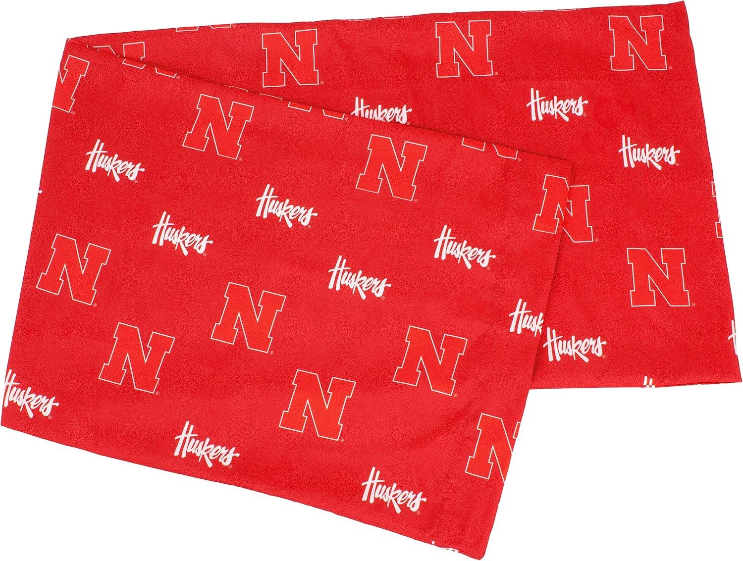 Nebraska Cornhuskers Red Cotton Polyester Body Pillowcase