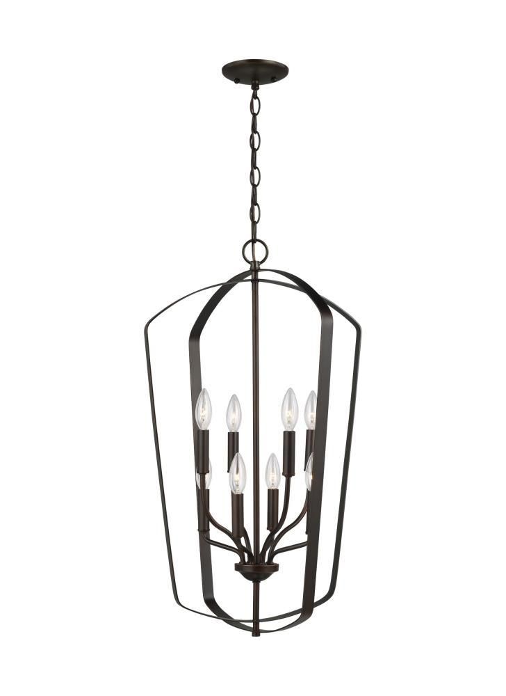 Romee 8-Light Bronze Aluminum Indoor/Outdoor Pendant