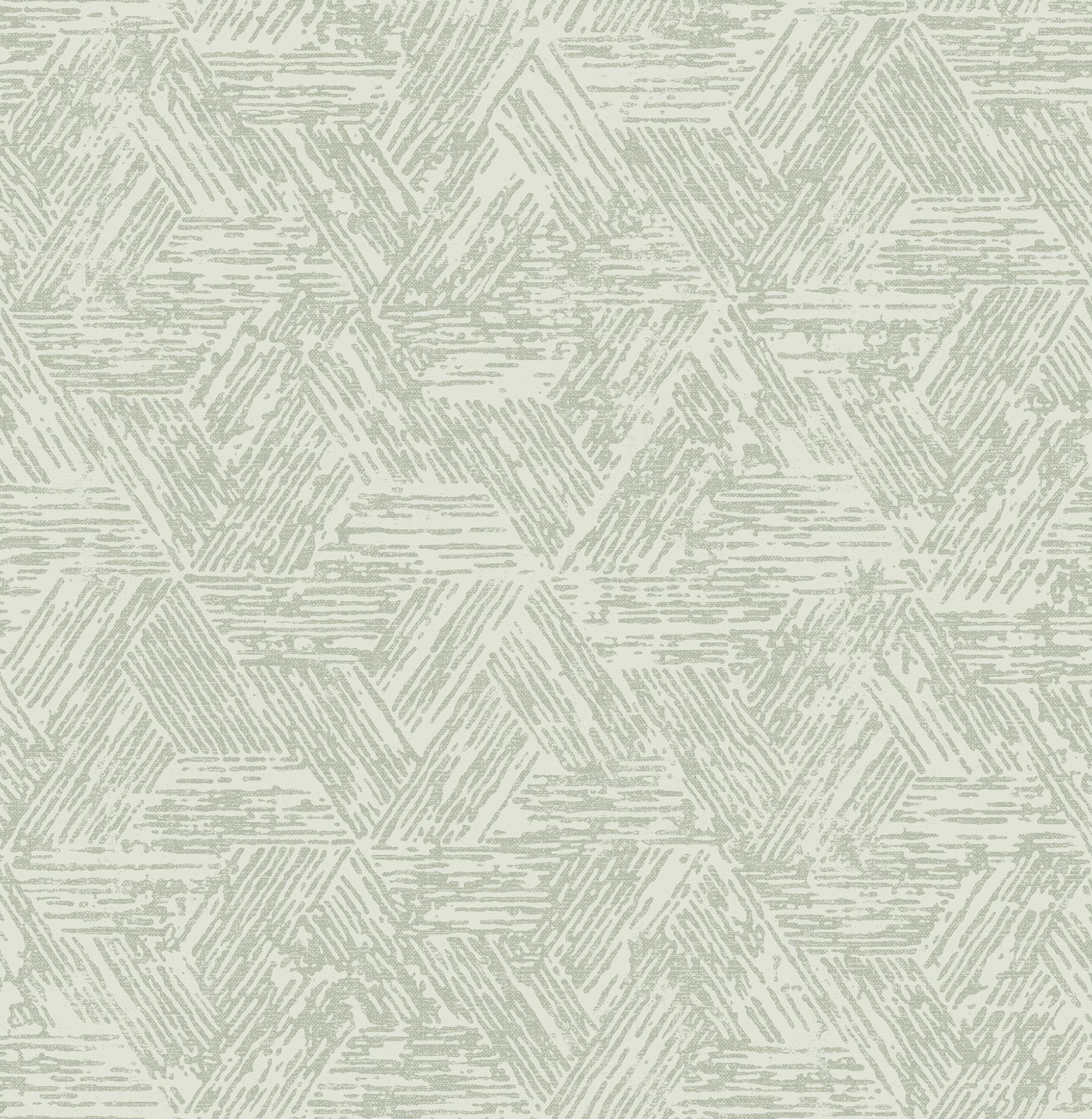 Sea Green Geometric Non-Pasted Washable Wallpaper