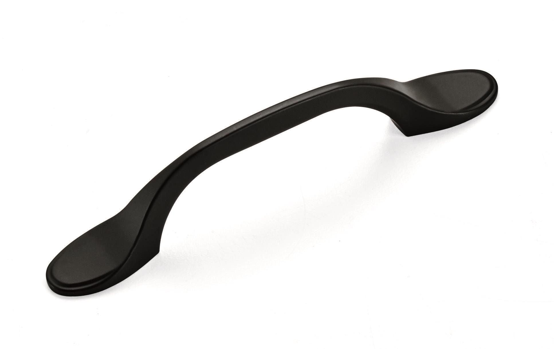 Matte Black Traditional 5" Cabinet Bar Pull with Mounting Hardware