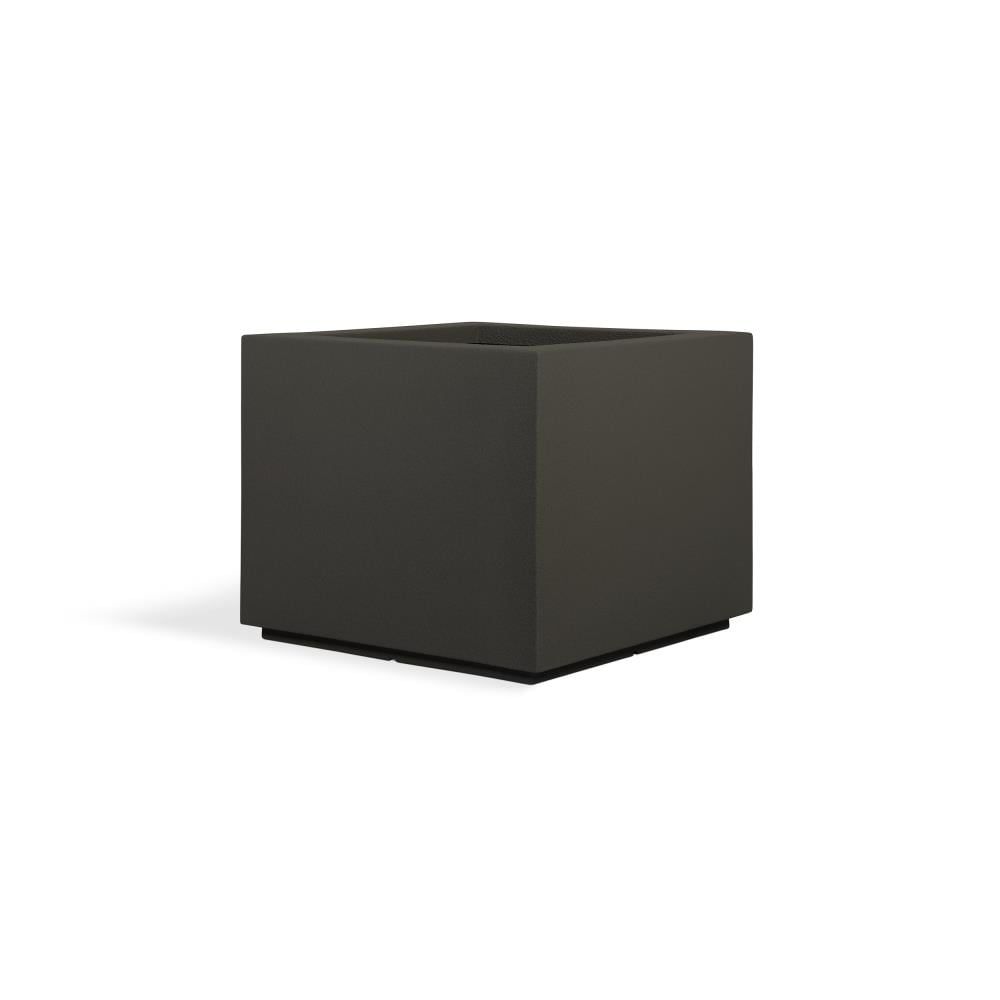 Monterray Slate Gray Square Polymer Extra Large Outdoor Planter