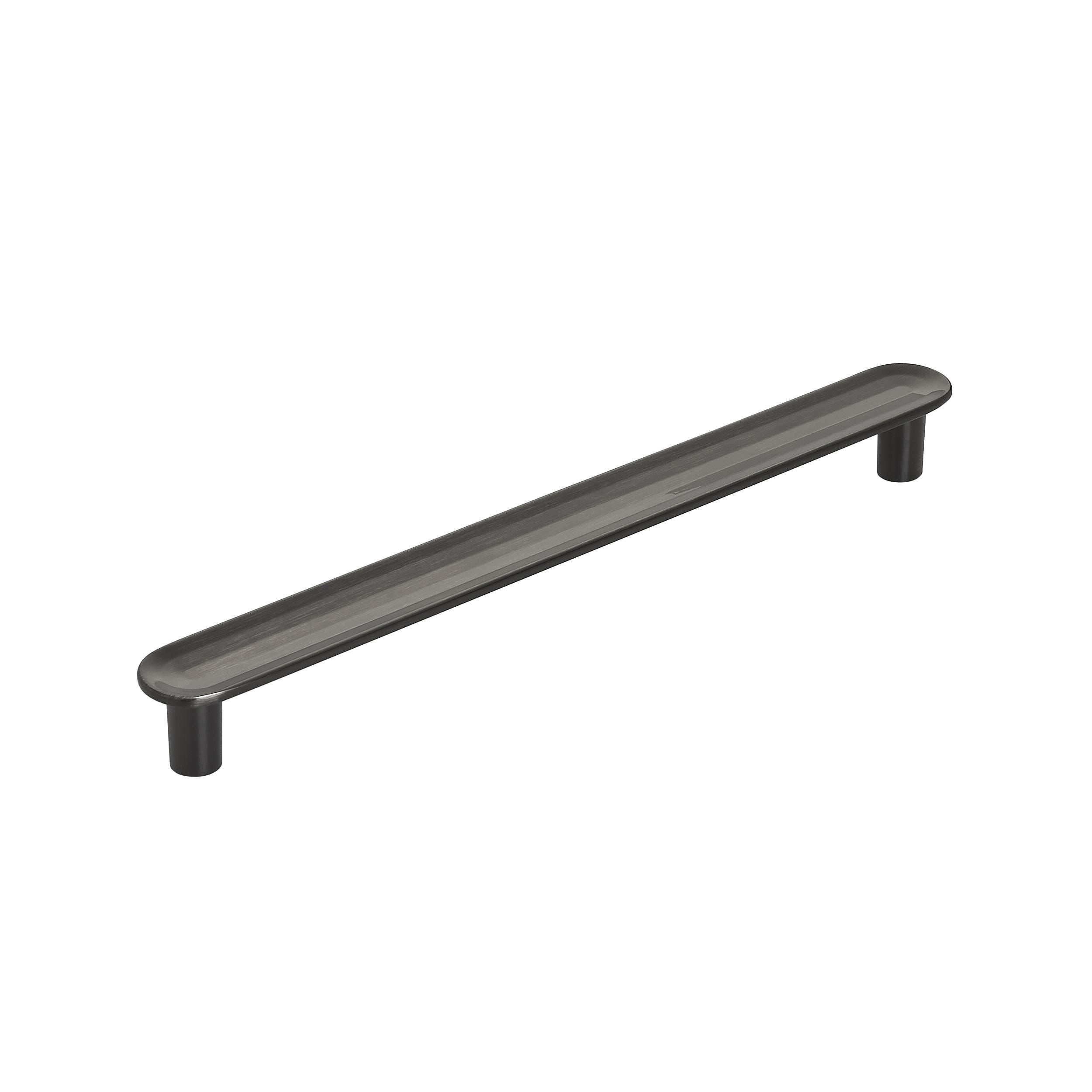 Gunmetal Modern 7" Bar Cabinet Pull with Mounting Hardware