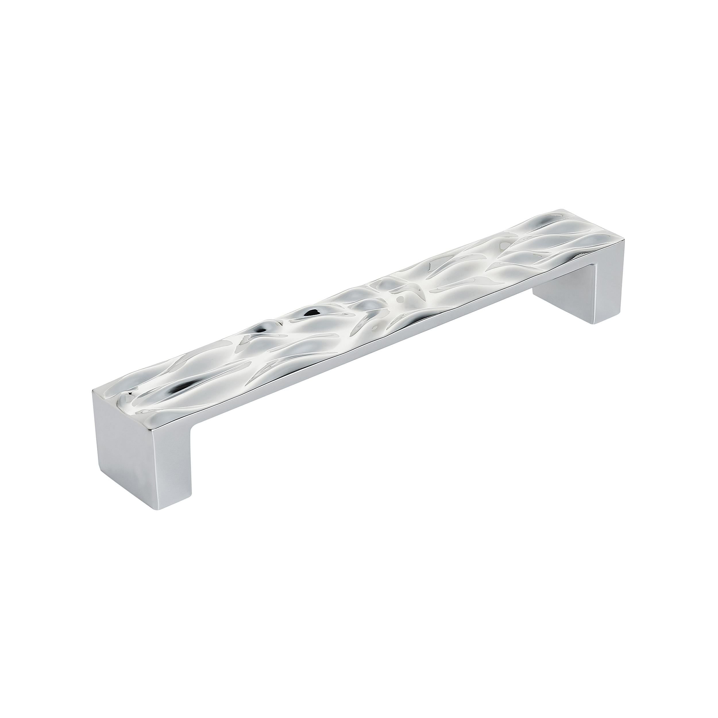 Calathea 7" Polished Chrome Cabinet Pull with Mounting Hardware