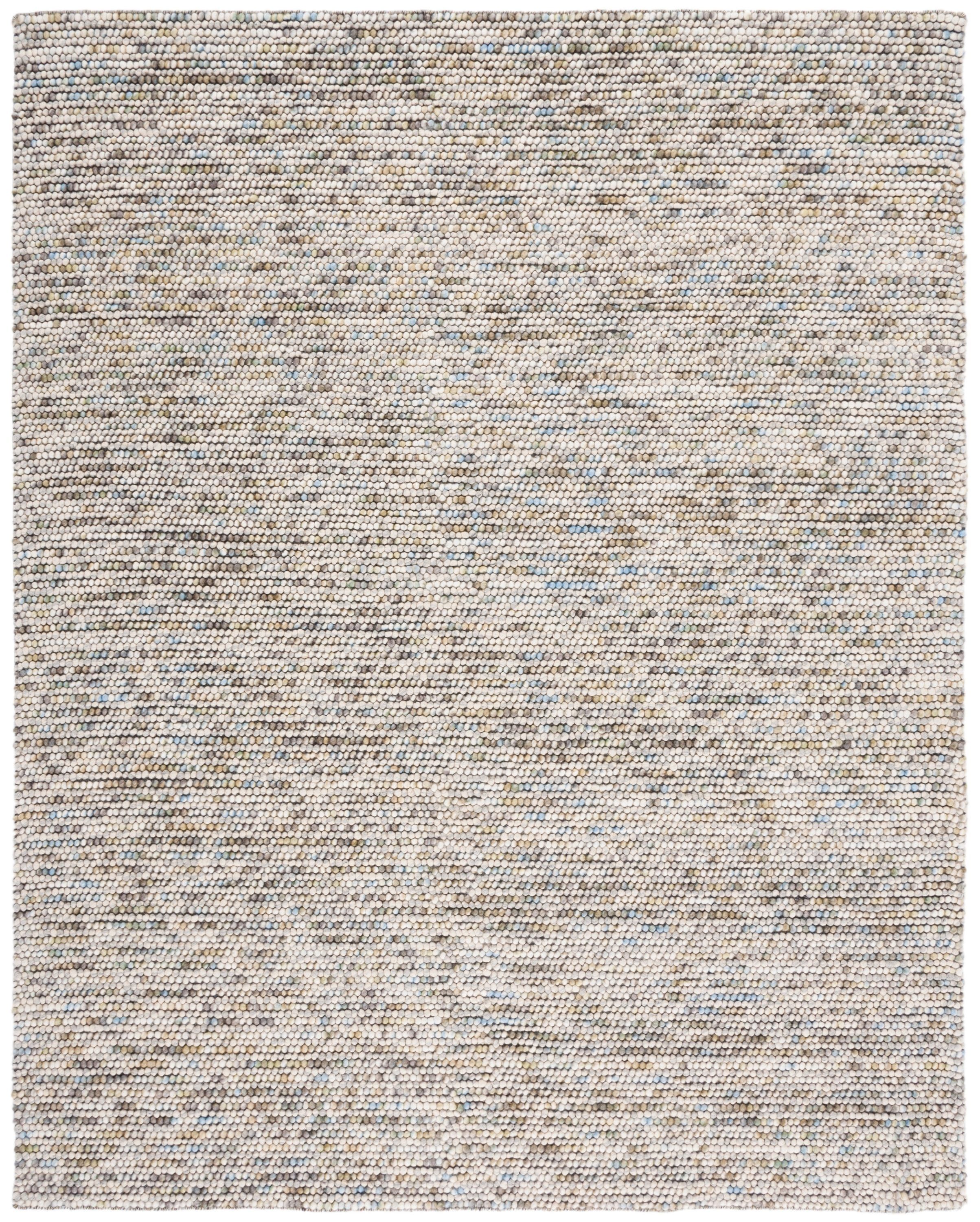 Safavieh Natura Waterton 9 x 12 (ft) Wool Ivory/Multi Rectangular Indoor Abstract Farmhouse/Cottage Spot clean only Area rug