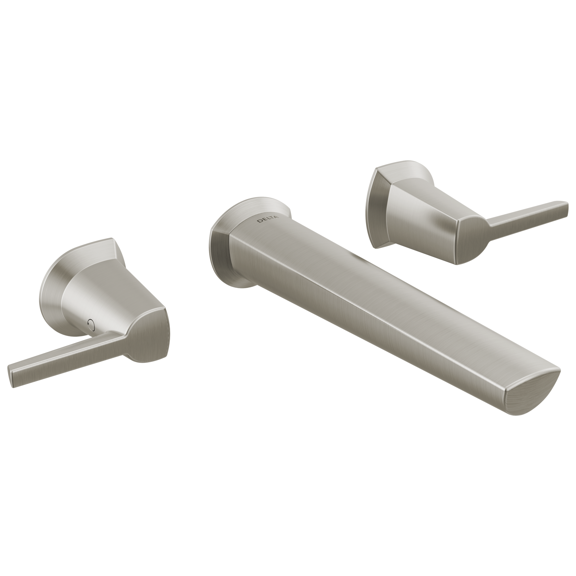 Sleek Sail Stainless Steel 2-Handle Wall-Mounted Modern Faucet