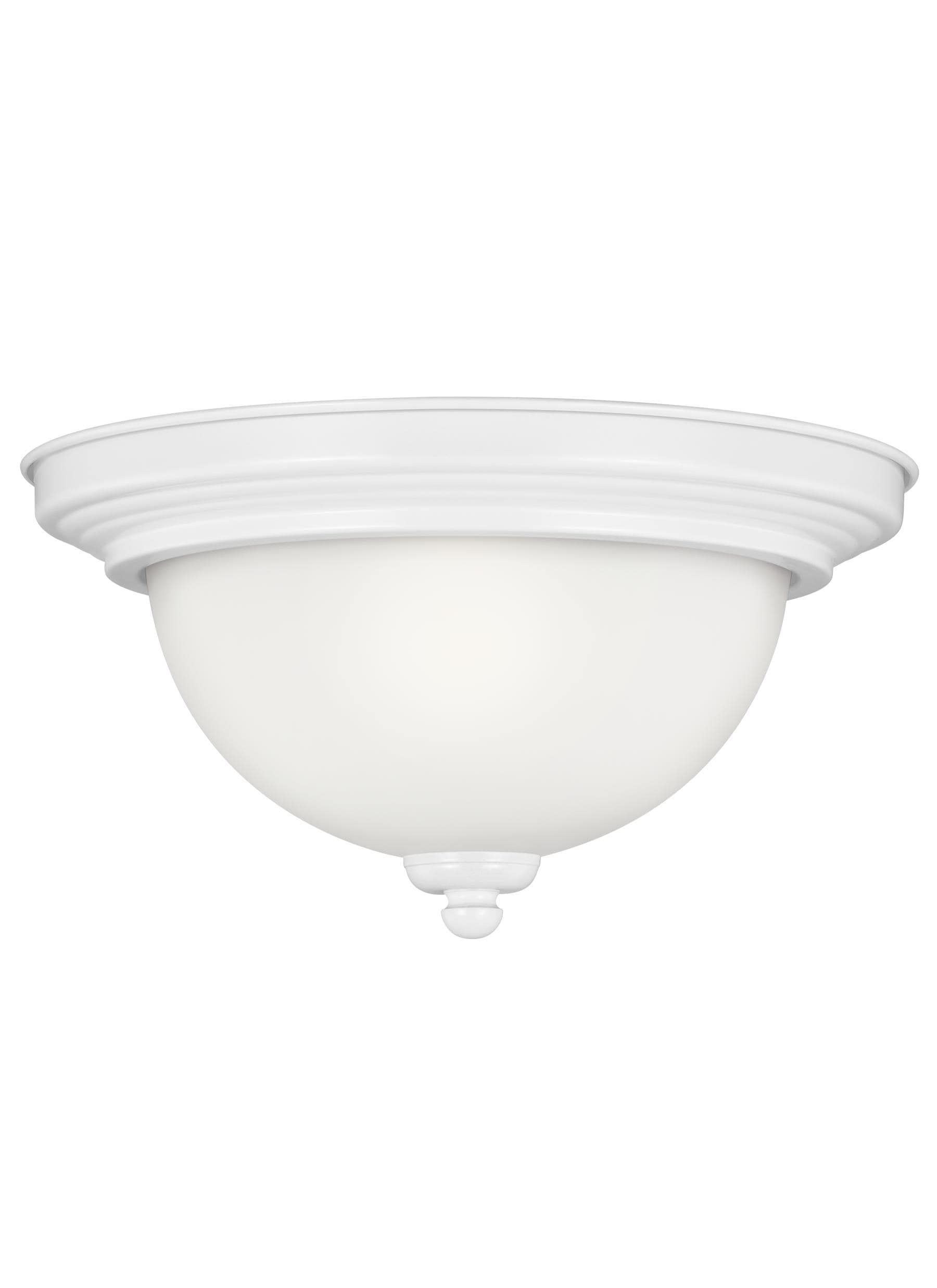 Geary White 10.5" Energy Star LED Ceiling Flush Mount