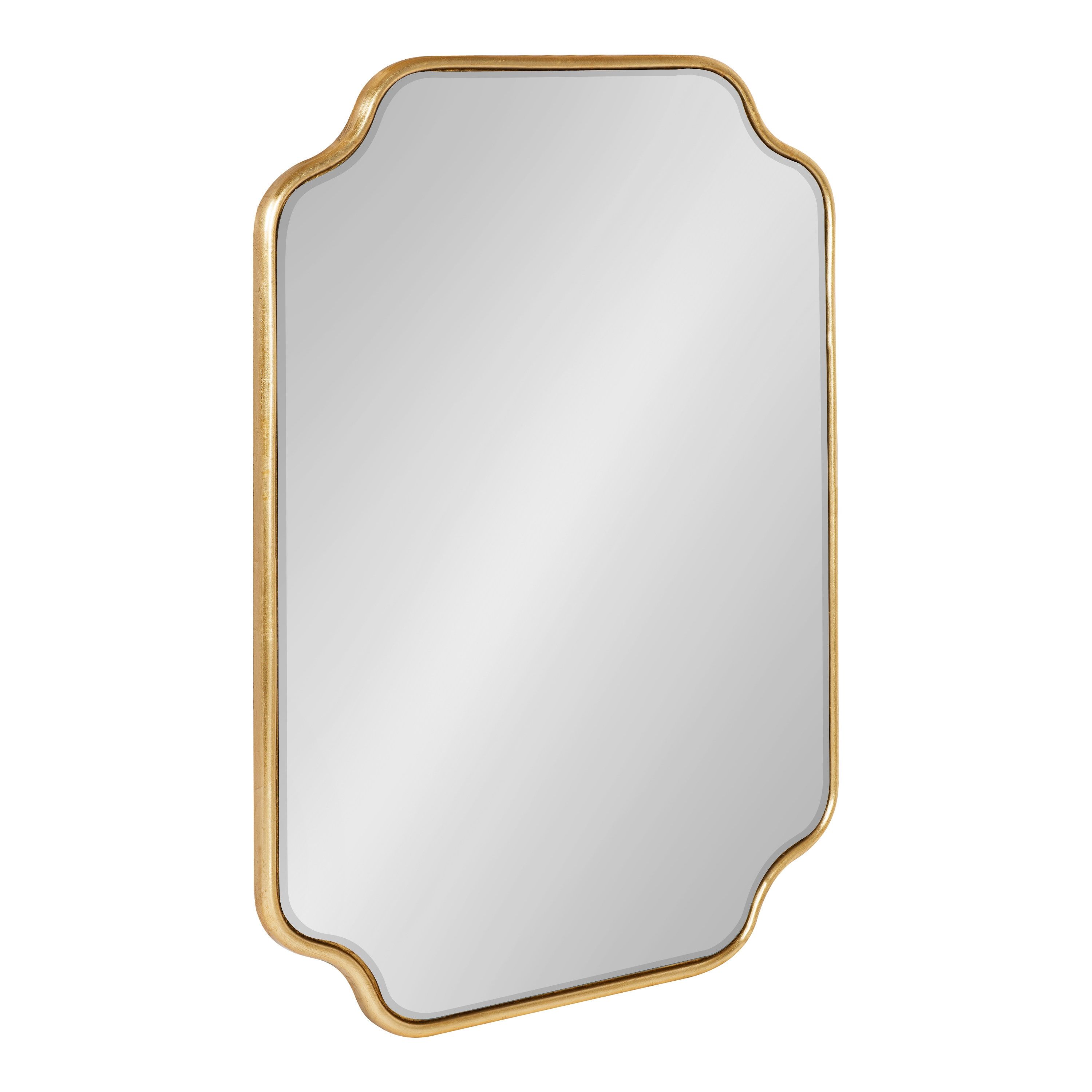 Plumley Traditional Full-Length Gold Wood Framed Mirror