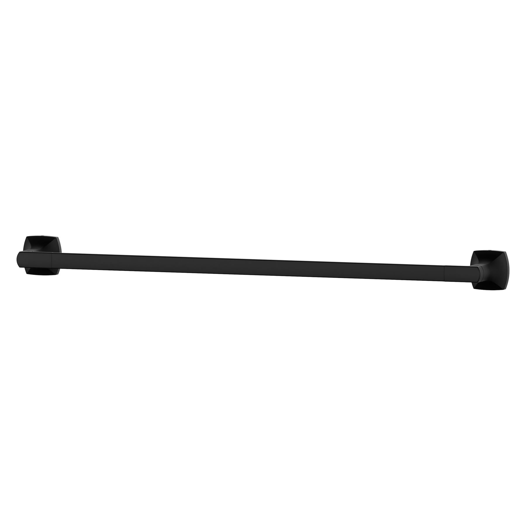 Vaneri 24-Inch Matte Black Wall Mounted Towel Bar