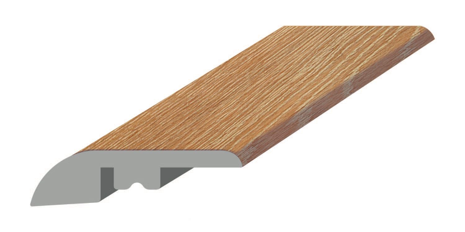 Medium Brown Wood Veneer with Vinyl Core 94-Inch Reducer