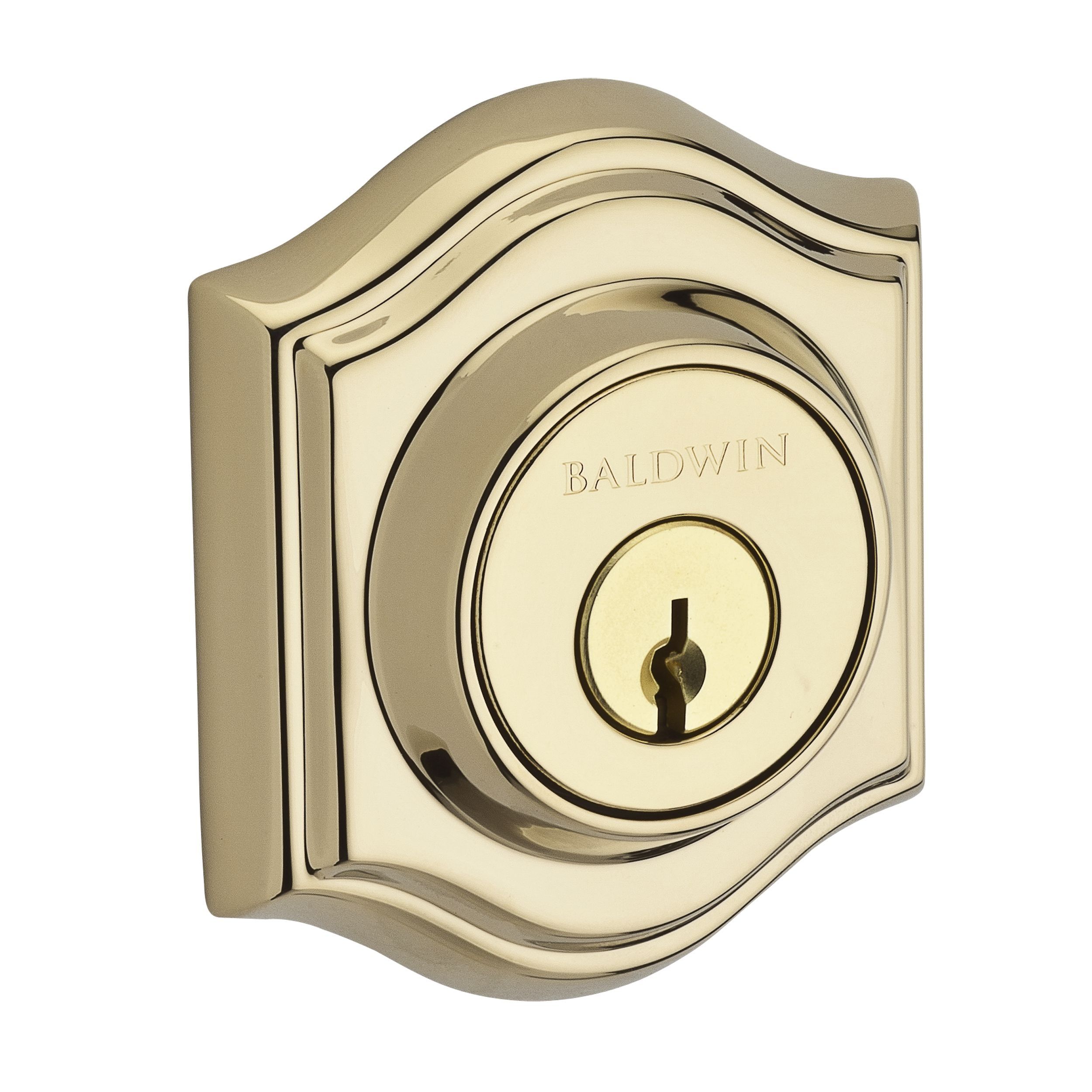 Polished Brass Double Cylinder Deadbolt for Exterior Doors