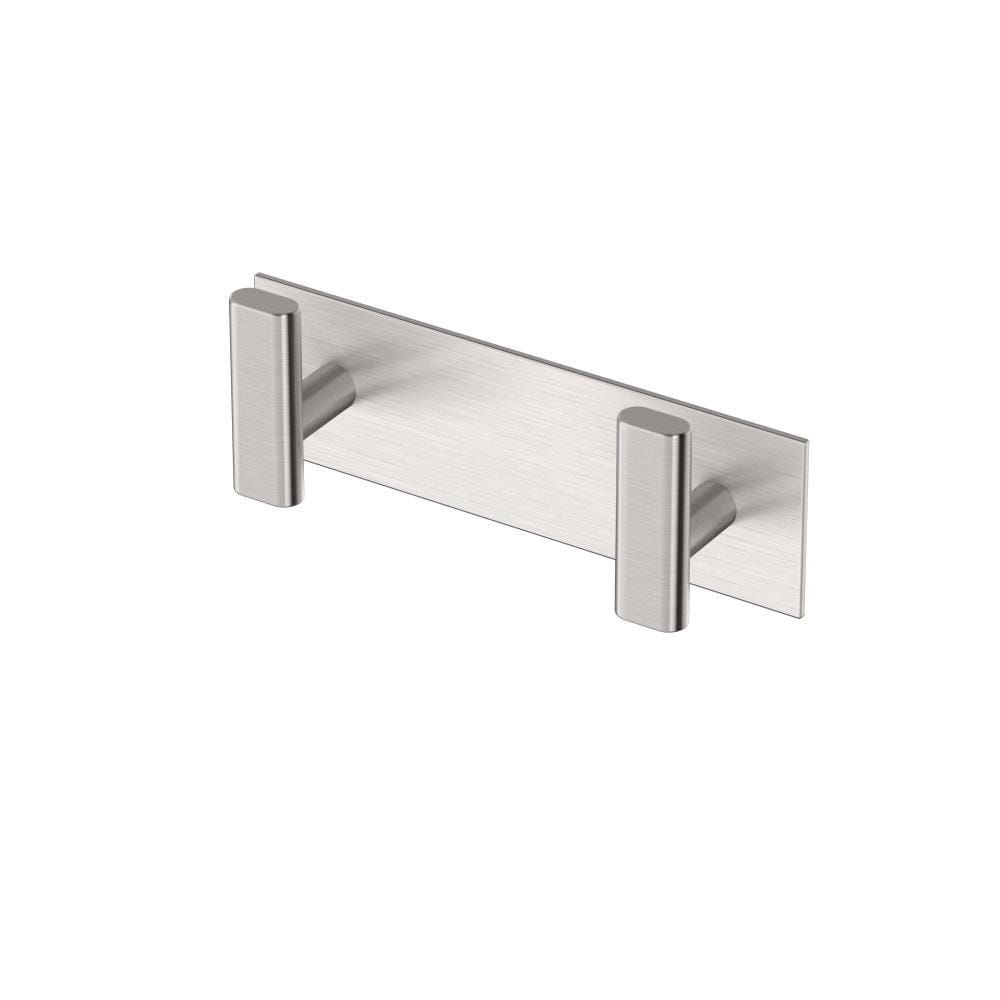 Satin Nickel Double Hook for Bathroom and Door