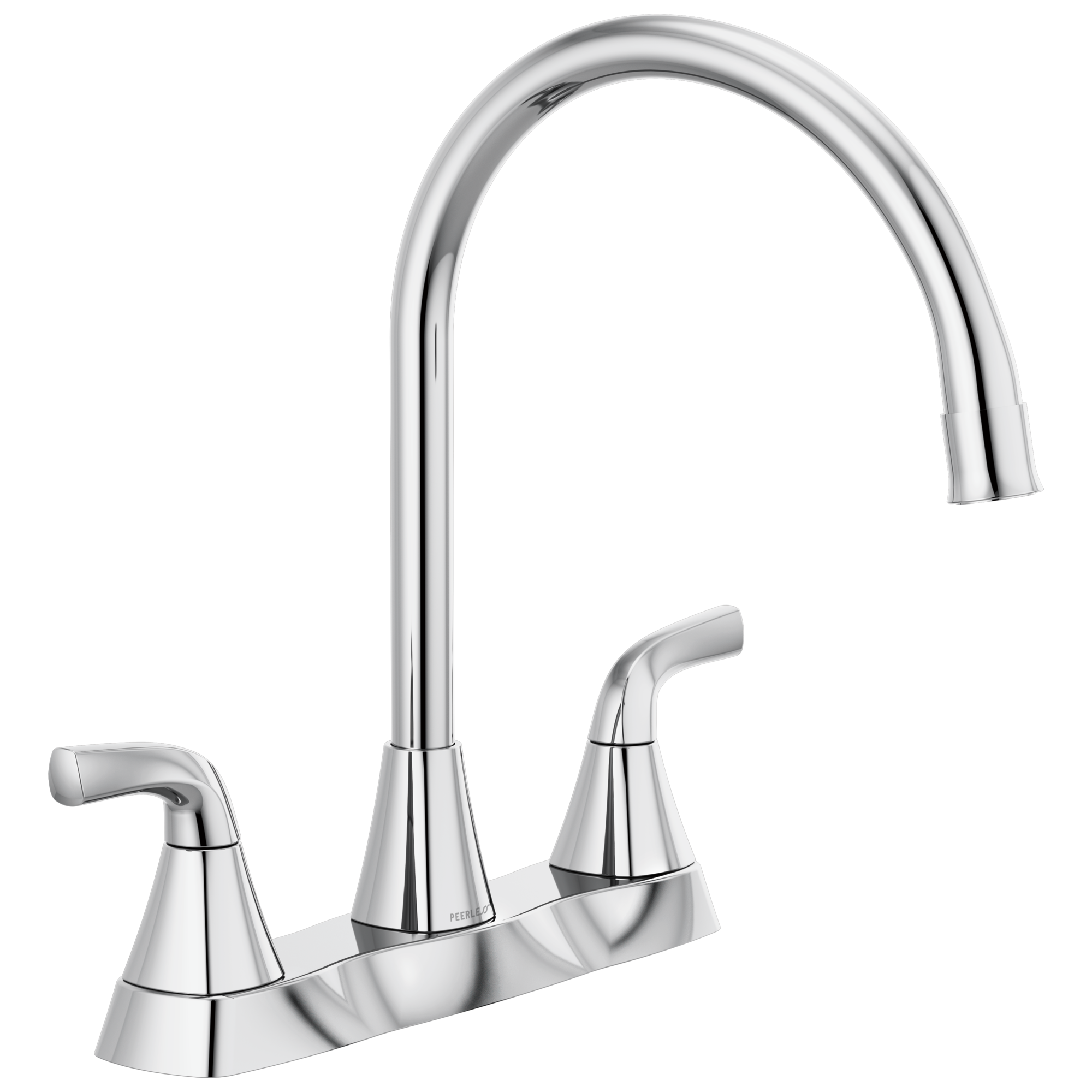 Parkwood Chrome Double Handle High-Arc Kitchen Faucet