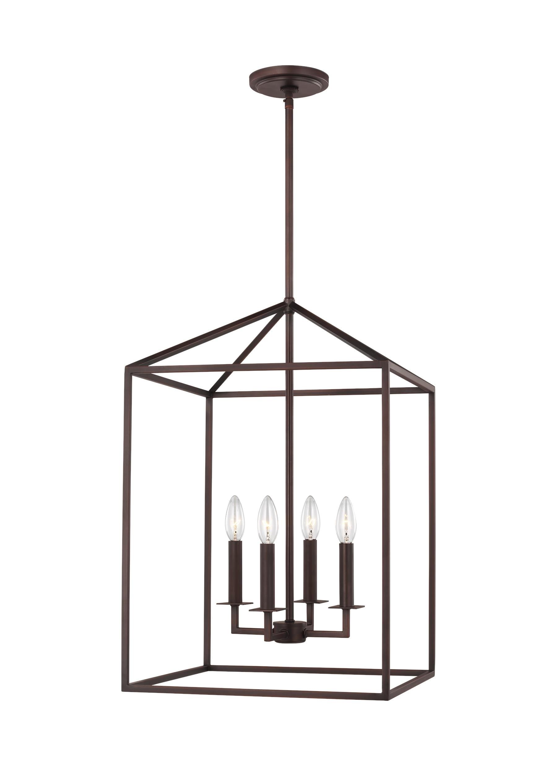 Perryton Elegant Bronze 4-Light Incandescent Pendant