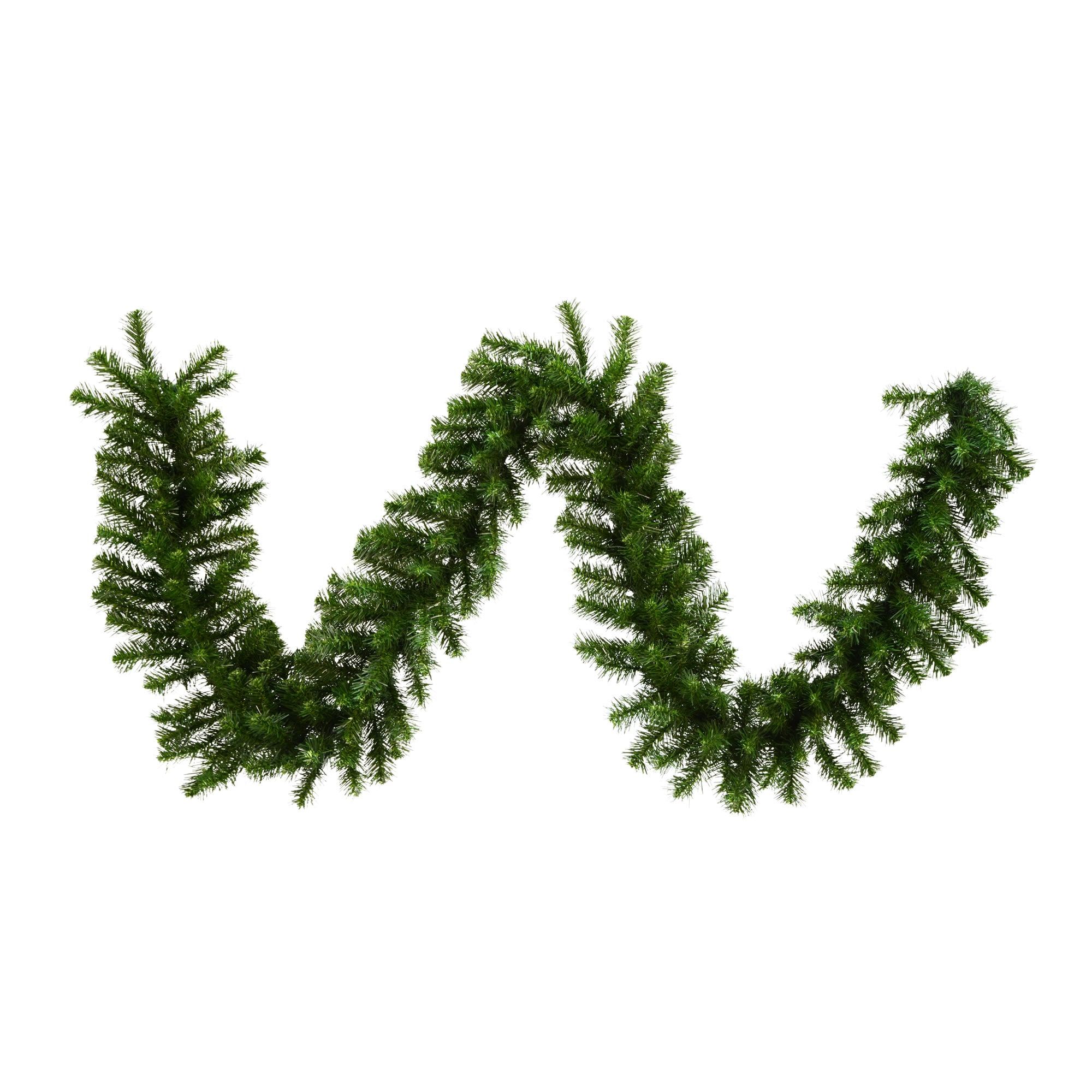 Festive Douglas Fir 9' Artificial Garland with 240 Tips