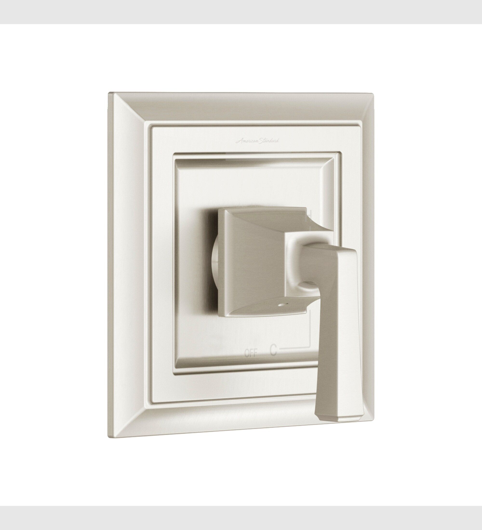 Brushed Nickel Traditional Lever Valve Trim Kit