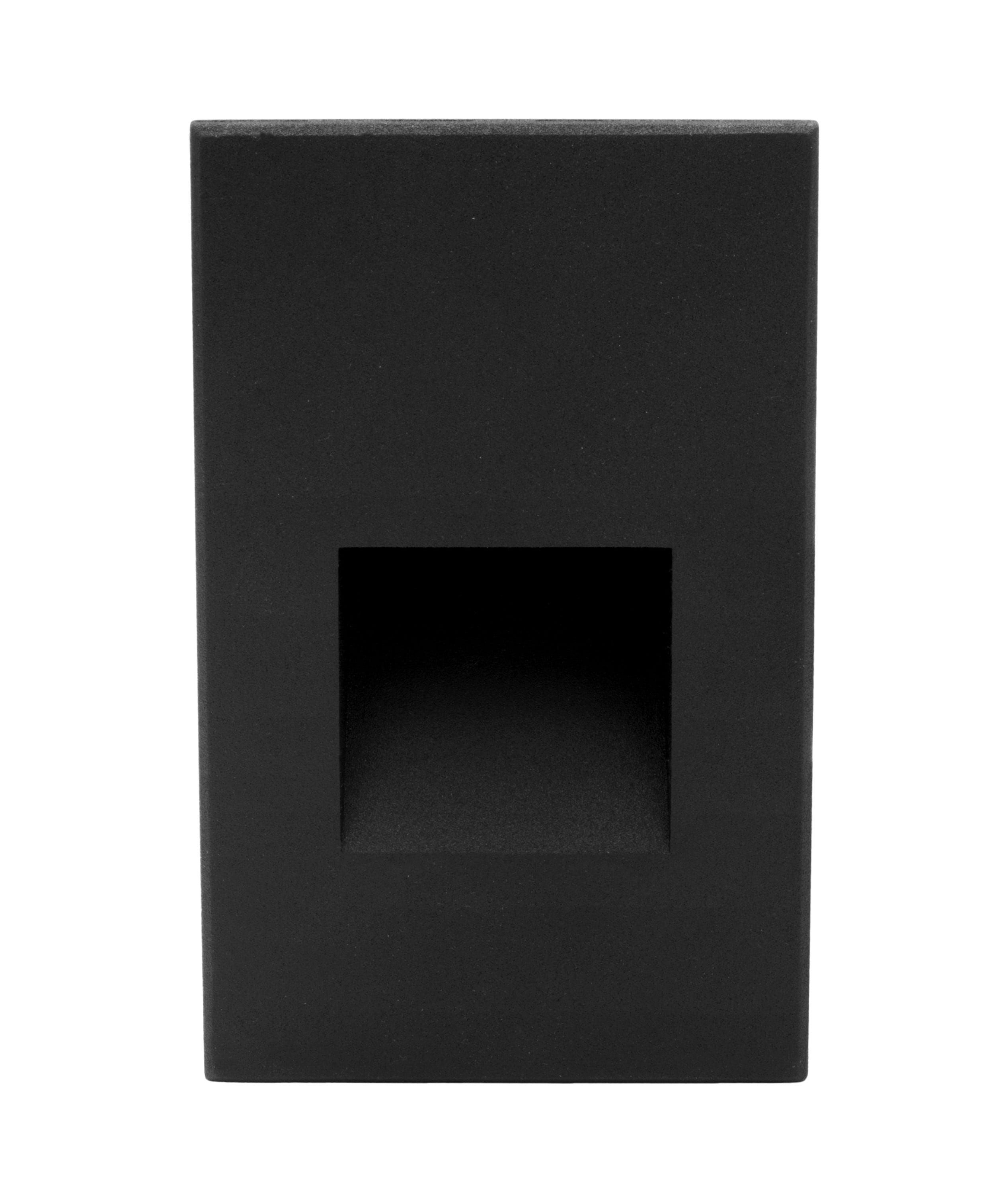 Matte Black Aluminum LED Pathway Step Light