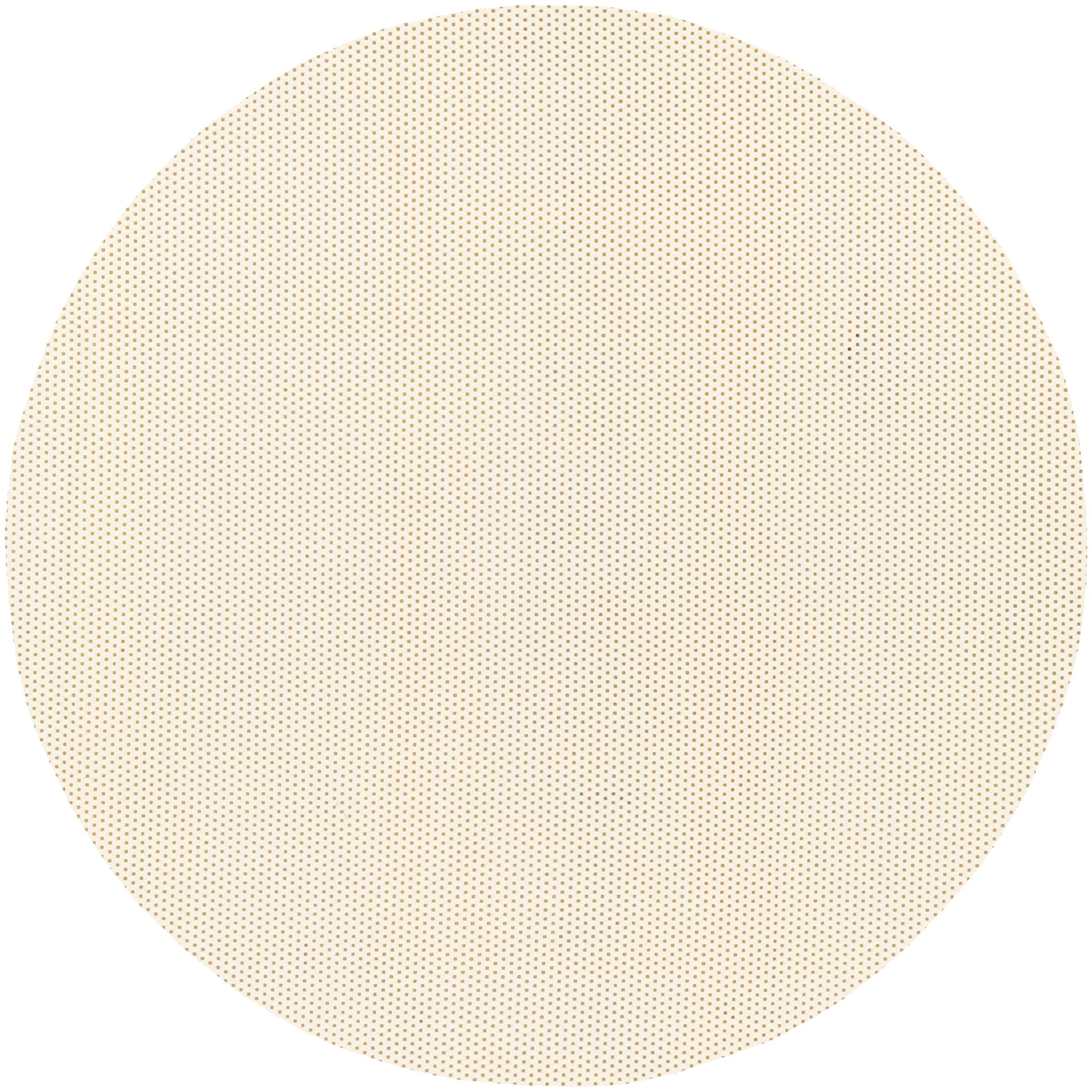 Luxury Grip 3' Round Non-Slip Rug Pad in Neutral