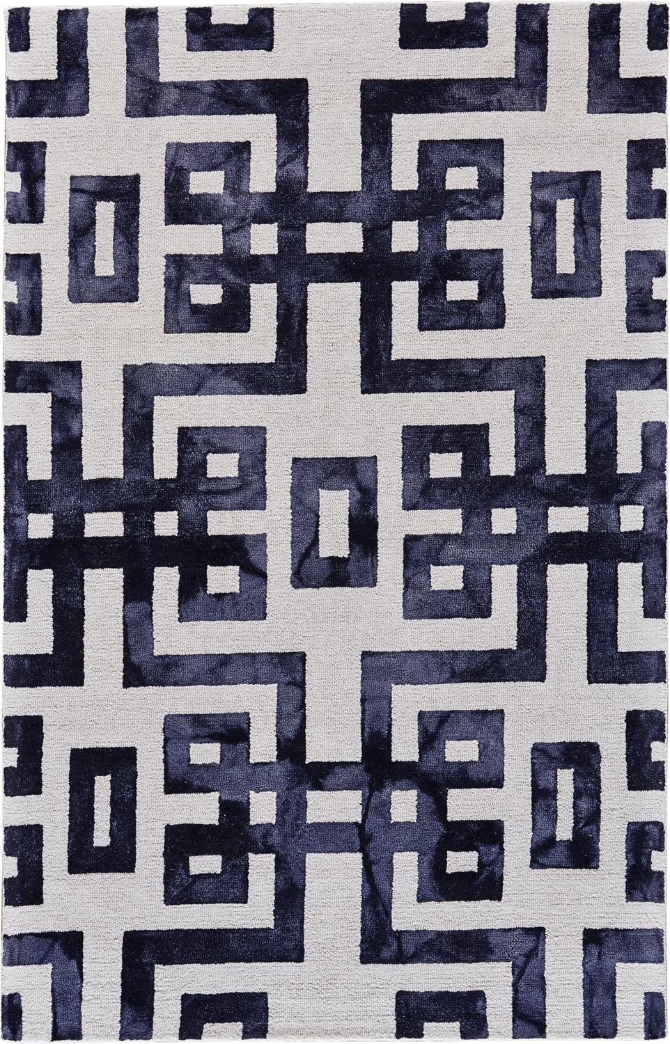 Ivory Tufted Handmade Wool Area Rug 8' x 11'
