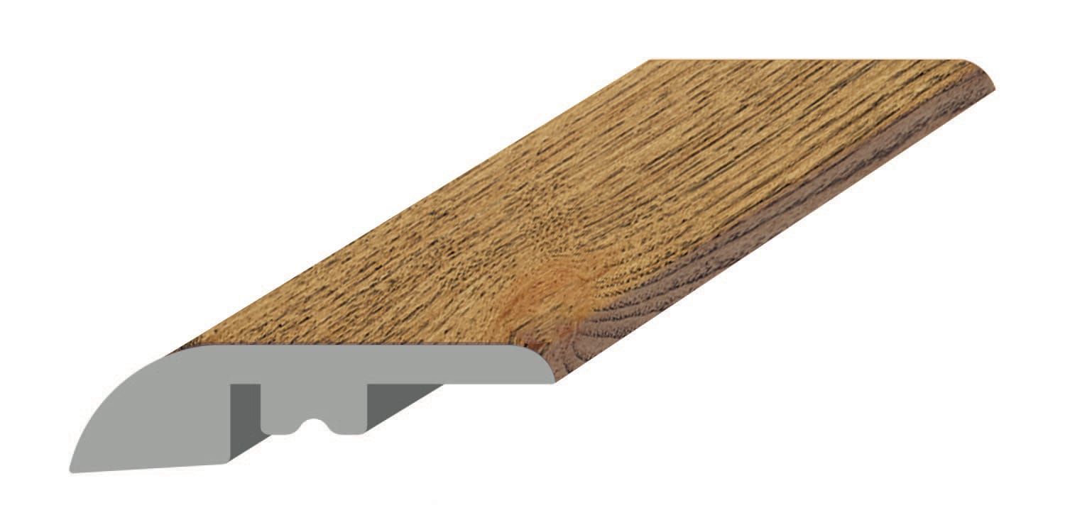 Medium Brown Wood Veneer with Vinyl Core Reducer