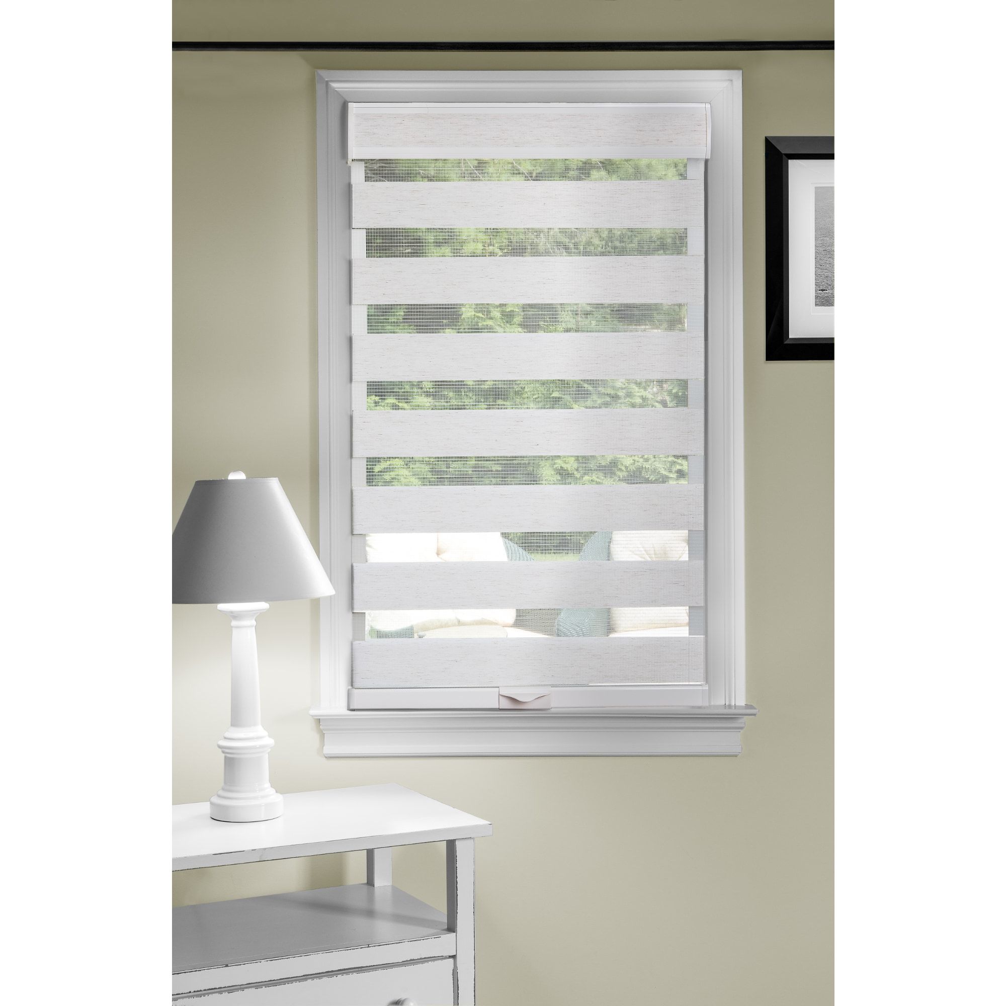 Linen Sheer Cordless Double-Layered Roller Shade