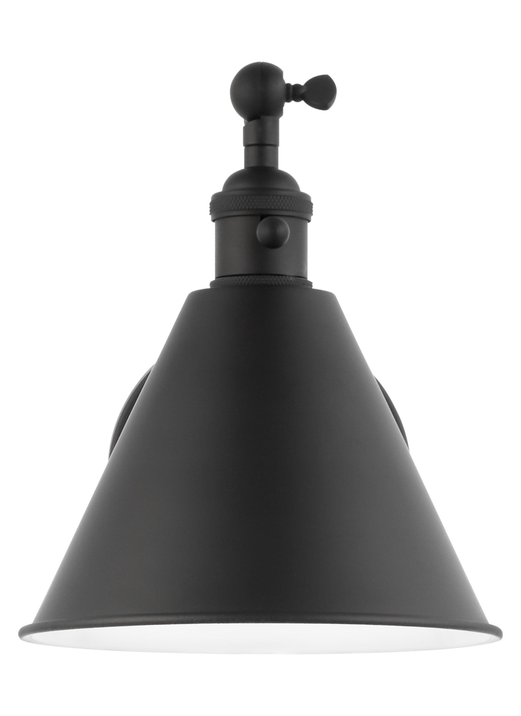 Salem Adjustable Arm Dimmable Outdoor Wall Sconce - Midnight Black