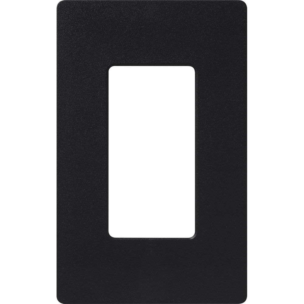 Midnight Black Satin 1-Gang Decorator Wallplate