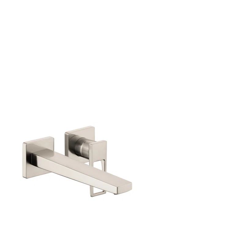 Metropol Brushed Nickel Wall-Mounted Bathroom Faucet