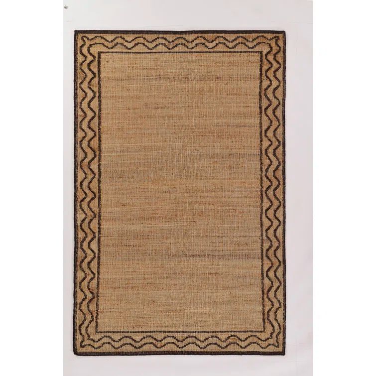 Orchard Brown Hand Woven Wool and Jute Area Rug