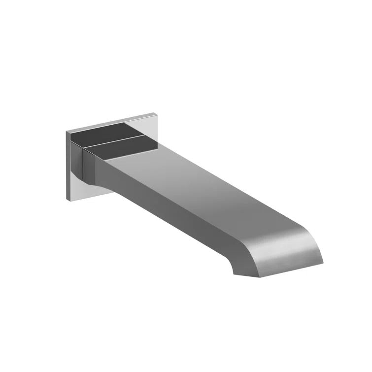 Zendo Chrome Waterfall Wall Mounted Tub Spout