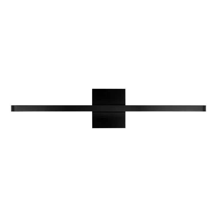 Matte Black 24" LED Dimmable Bath Bar Light