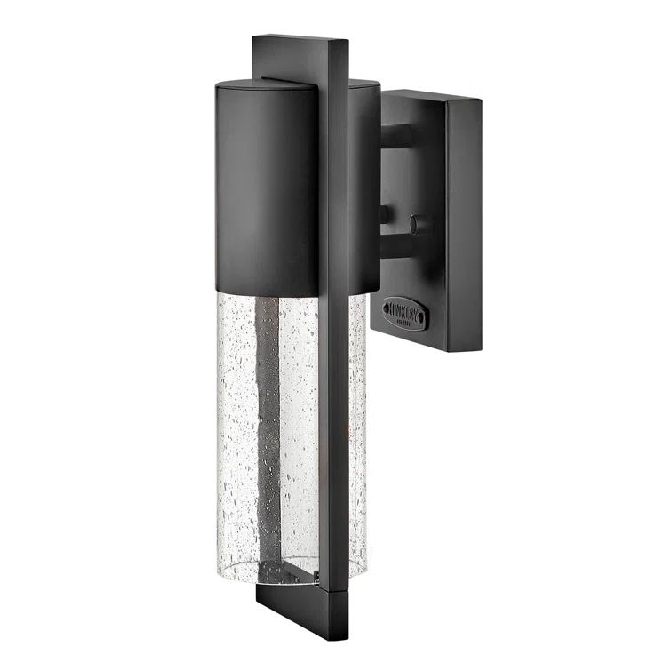 Modern Seedy Glass Black Bronze LED Wall Light