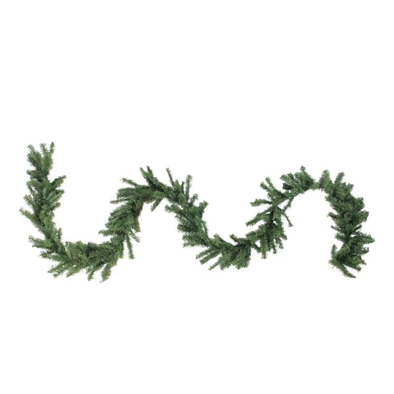 9' Green Pine Artificial Christmas Garland