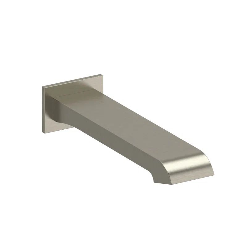Brushed Nickel Wall Mounted Waterfall Tub Spout