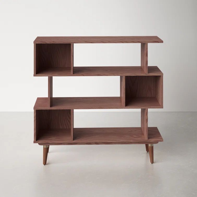Harmon Wide Geometric Bookcase