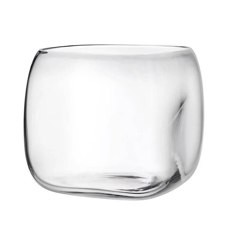 Large Round Crystalline Glass Decorative Vase by Ayse Birsel & Bibi Seck