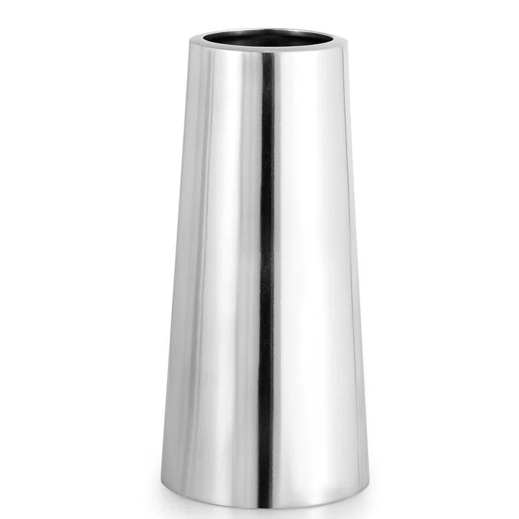 Plaza Elegance 13" Metal Table Vase for Bouquets