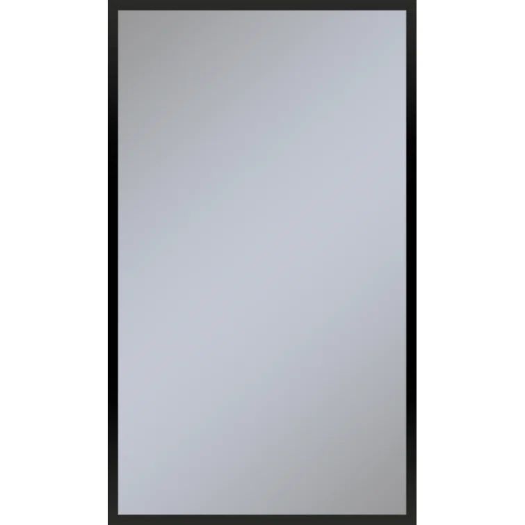 Elegante Matte Gold Framed Rectangular Bathroom Vanity Mirror 39"x23"