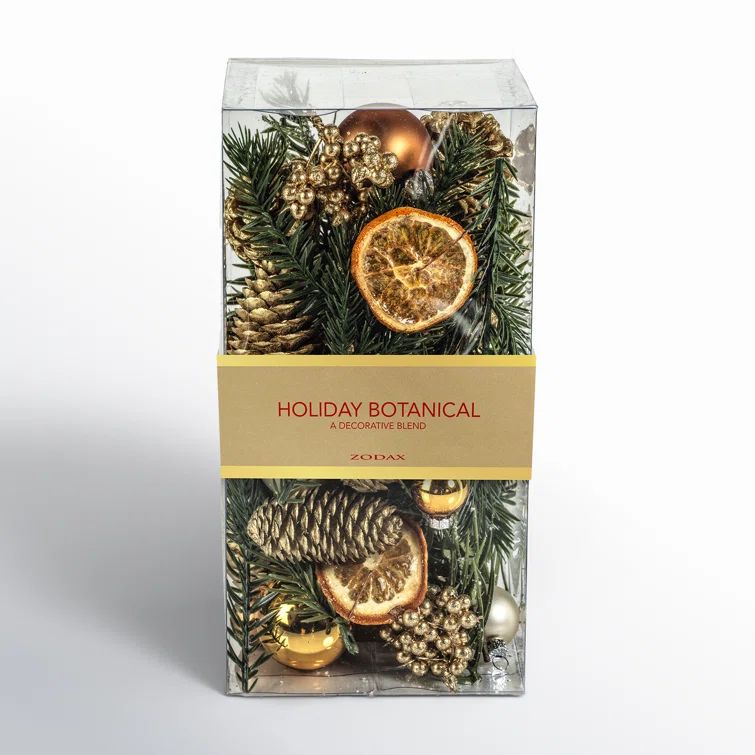 Gold and Green Holiday Botanical Vase & Bowl Fillers